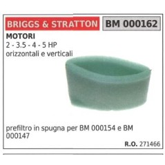 BRIGGS&STRATTON prefiltro aire cortacésped 2 3.5 4 5HP | Newgardenstore.eu