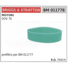 BRIGGS&STRATTON Luftvorfilter Rasenmäher Rasenmäher dov 70 | Newgardenstore.eu