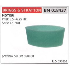 BRIGGS&STRATTON filtro de aire cortacésped cortacésped intek 5.5 6.75hp | Newgardenstore.eu