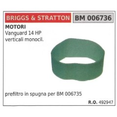 BRIGGS&STRATTON filtre à air tondeuse tondeuse vanguard 14HP | Newgardenstore.eu