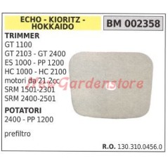 ECHO trimmer air prefilter GT 1100 2103 2400 ES 1000 HC 2100 002358