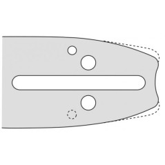 Barre de scie longueur 45 cm pas de chaîne .325'' épaisseur 1,5 mm OREGON K095 | Newgardenstore.eu