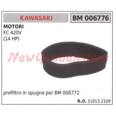 Schwamm-Luftvorfilter KAWASAKI-Motor FC 400 401 420V (14 PS) 006776