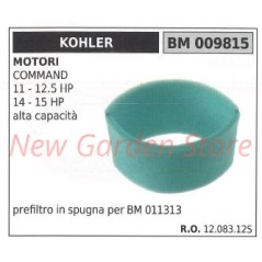 Prefiltro aria in spugna KOHLER trattorino rasaerba COMMAND 11 12.5 HP 009815 | Newgardenstore.eu