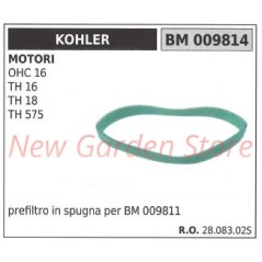 Prefiltro aria in spugna KOHLER trattorino rasaerba OHC 16 TH 16 18 575 009814 | Newgardenstore.eu