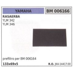 Prefiltro aria YAMAHA per rasaerba YLM 342 346 006166 | Newgardenstore.eu
