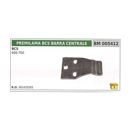 Pre-blade centre bar for BCS 600 700 agricultural tractor | Newgardenstore.eu