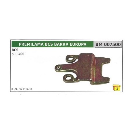 Barra pre-cuchilla para tractor agrícola BCS 600 700 | Newgardenstore.eu