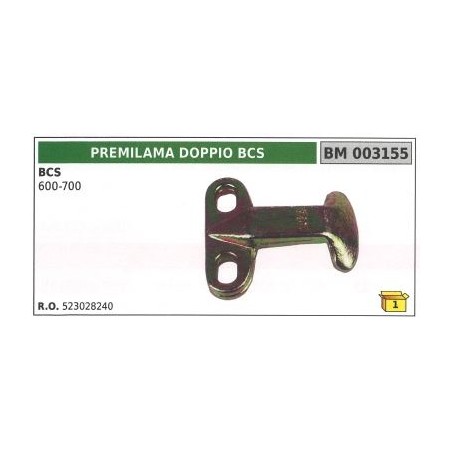 Pre-fresadora de doble cuchilla para tractor agrícola BCS 600 700 | Newgardenstore.eu