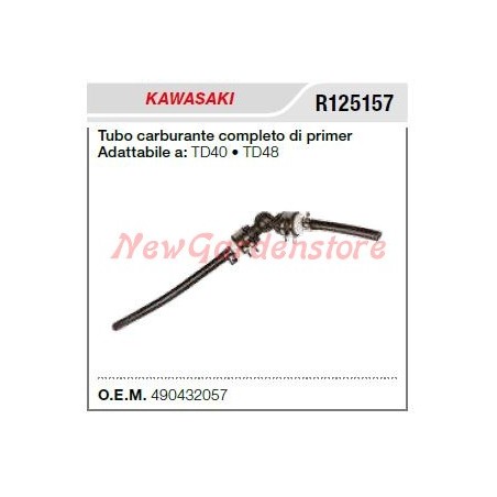 Apprêt KAWASAKI pour carburateur de débroussailleuse TD40 TD48 R125157 | Newgardenstore.eu