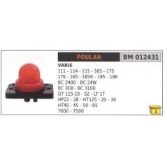 Petrol mixture primer POULAN 111 - 114 - 115 - BC308 - BC24W - HP22 chainsaw | Newgardenstore.eu
