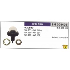 WALBRO petrol blend primer WA135 WA161 brushcutter carburettor