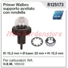 Amorçage WALBRO pour carburateur de tondeuse à gazon Wa R125173 | Newgardenstore.eu