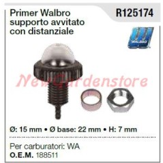 Amorçage WALBRO pour carburateur de tondeuse WA R125174 | Newgardenstore.eu