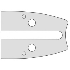 Kettensägeschiene Länge 50cm Teilung 3/8'' Dicke 1,5mm kompatibel OREGON D024 | Newgardenstore.eu