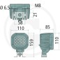 Projecteur de travail à led 7000 éclairage de proximité tension 11 - 32 V