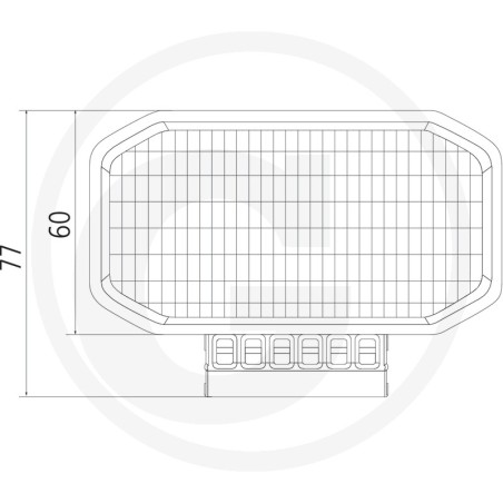 Arbeitsscheinwerfer LED-Breitbandausleuchtung 10-30 V