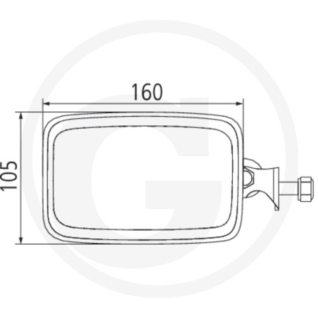 Proyector de trabajo led iluminación de amplio alcance 10-30 V