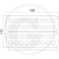 Arbeitsscheinwerfer LED-Breitbandbeleuchtung 10-30 V