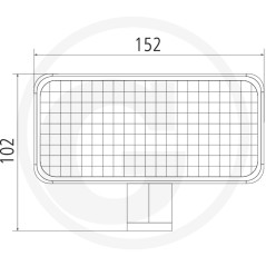 Proyector de trabajo led iluminación de campo cercano 10-30 V | Newgardenstore.eu