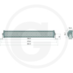 Projecteur de travail, barre lumineuse, éclairage de proximité ou faisceau large | Newgardenstore.eu