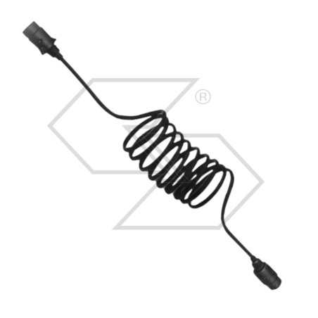 Cable alargador espiral extensible de 7 hilos para sección de 1 mm | Newgardenstore.eu