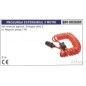 Extension cable for agricultural trailers / usable length 3 metres / socket connections 7-wire