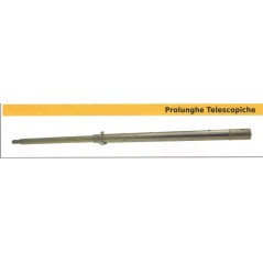 Telescopic extension for auger drill attachment Ø 25mm length 60 80 100cm | Newgardenstore.eu