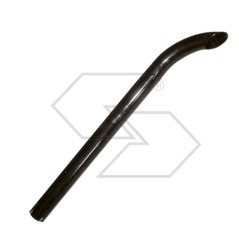 Curved-type extension for FIAT agricultural tractor muffler silencer | Newgardenstore.eu