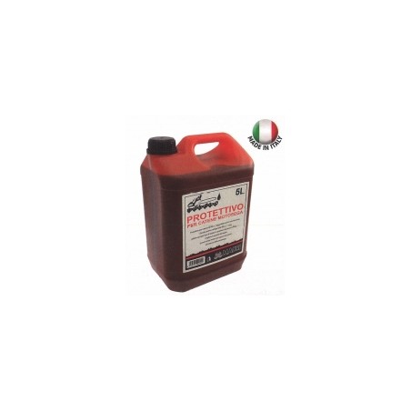 Protettivo catena motosega rosso 5 litri antiossidante refrigerante 000042 | Newgardenstore.eu