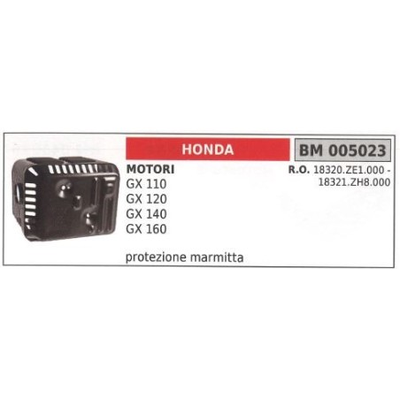 HONDA garde silencieux HONDA débroussailleuse GX 110 120 140 160 005023 | Newgardenstore.eu