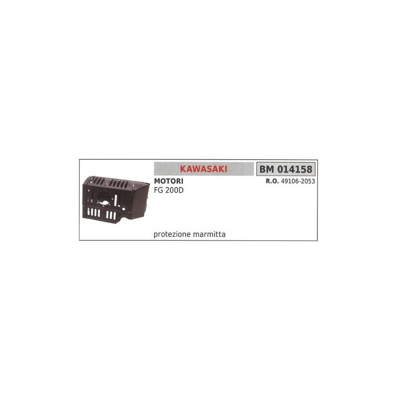 Protezione Marmitta KAWASAKI decespugliatore FG 200D 014158