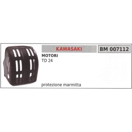 Protection de silencieux KAWASAKI débroussailleuse TD 24 007112 | Newgardenstore.eu