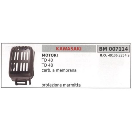 Protezione Marmitta KAWASAKI decespugliatore TD 40 48 007114 | Newgardenstore.eu