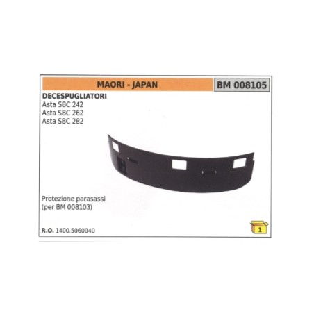 MAORI axle guard for brushcutter shaft SBC 242 - SBC 262 - SBC 282 | Newgardenstore.eu