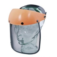 Face protection plastic visor height 190 mm