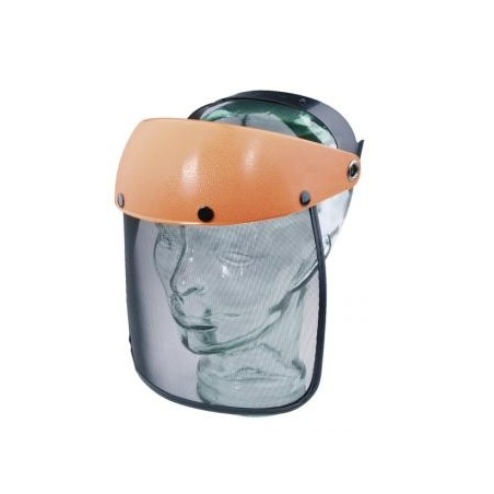 Protección facial visera de plástico altura 190 mm | Newgardenstore.eu