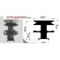 Puleggia albero supporto lama trattorino rasaerba 22-205 MCCULLOCH 5333102-40