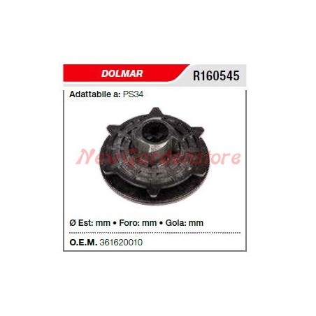 Puleggia avviamento DOLMAR motosega PS34 R160545 | Newgardenstore.eu