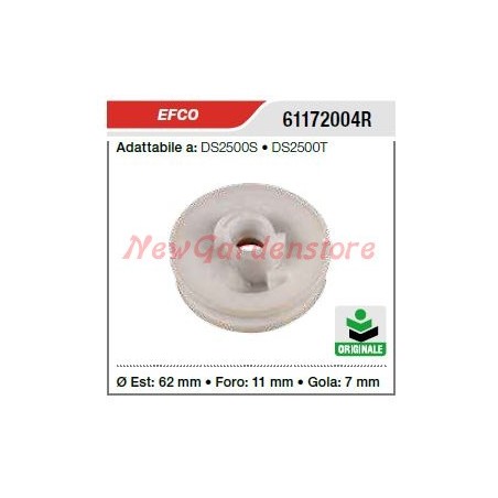 EFCO Brushcutter DS2500S 2500T starter pulley 61172004R | Newgardenstore.eu