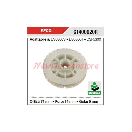 Puleggia avviamento EFCO decespugliatore DS5300S 5300T DSF5300 61400020R | Newgardenstore.eu