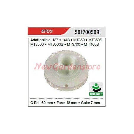 Puleggia avviamento EFCO motosega 137 141S MT350 350S 3500 3500S 3700 50170050R | Newgardenstore.eu