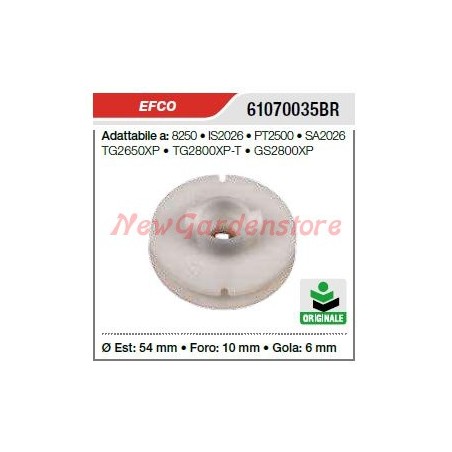 EFCO starter pulley, chainsaw 8250 IS2026 PT2500 61070035BR | Newgardenstore.eu