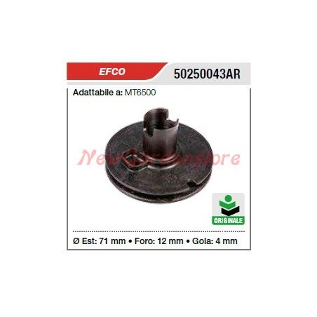 EFCO starting pulley for MT6500 chainsaw 50250043AR | Newgardenstore.eu