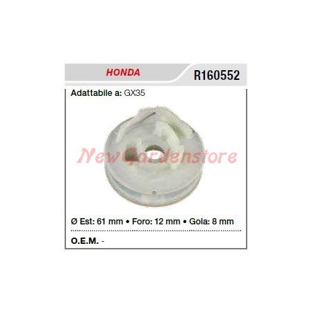 HONDA poulie de démarrage GX35 débroussailleuse R160552 | Newgardenstore.eu