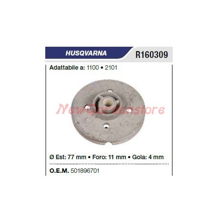 Starting pulley HUSQVARNA chainsaw 1100 2101 R160309 | Newgardenstore.eu