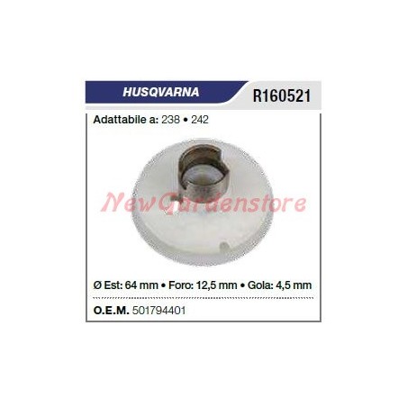 Polea de arranque motosierra HUSQVARNA 238 242 R160521 | Newgardenstore.eu