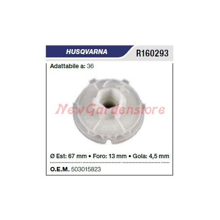 Puleggia avviamento HUSQVARNA motosega 36 R160293 | Newgardenstore.eu