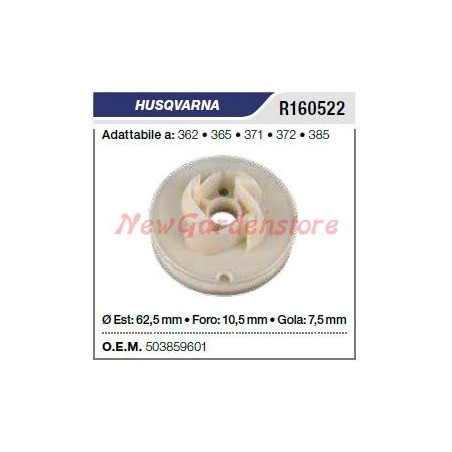 Puleggia avviamento HUSQVARNA MOTOSEGA 362 365 371 372 355 R160522 | Newgardenstore.eu