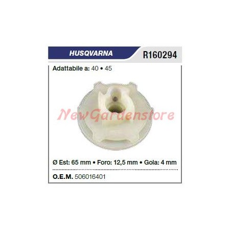 Puleggia avviamento HUSQVARNA MOTOSEGA 40 45 R160294 | Newgardenstore.eu